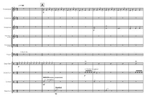 长雪橇 初级 赫恩登版 打击乐十重奏 总谱 有试听-云音圈