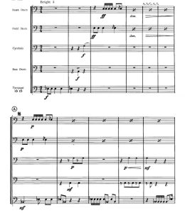 集中  初级 小军鼓等 打击乐五重奏总谱+分谱 有试听-云音圈