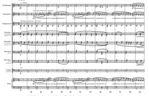 霍尔斯特 无词歌 初-中级 打击乐九重奏总谱 有试听-云音圈