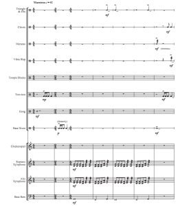 飞龙传说 初级 打击乐重奏总谱 有试听-云音圈