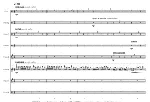 高层建筑 高级 打击乐八重奏总谱 有试听-云音圈