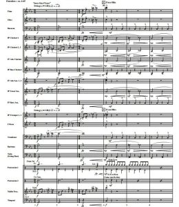 007-邦德经典串烧 默萨版 初级 交响管乐合奏总谱+分谱 G2 有试听-云音圈