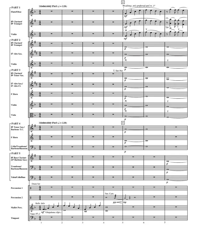 All I Want For Christmas Is You 布朗版 初级 灵活版交响管乐合奏总谱+分谱 G2 有试听