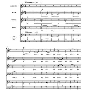 商品为SATB 四声部合唱线谱 An Affirmation 奇科特版 阿卡贝拉 无伴奏混声合唱谱 有试听-云音圈