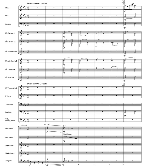 Barbie Girl 默萨版 交响管乐合奏总谱+分谱 初级 G2 有试听