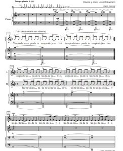 商品为SSA 三声部合唱线谱 Bi Bihotz 格雷罗版  童声女声合唱SSA+钢琴谱 有试听-云音圈