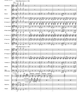 Blurred Lines 中级 交响管乐合奏总谱+分谱 有试听-云音圈