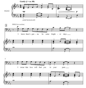 商品为SAB 三声部合唱线谱 Brighter Days 扎诺版 混声合唱谱 有试听-云音圈