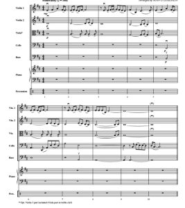 Counting Stars 中级 交响弦乐合奏总谱+分谱 G3.5 有试听-云音圈