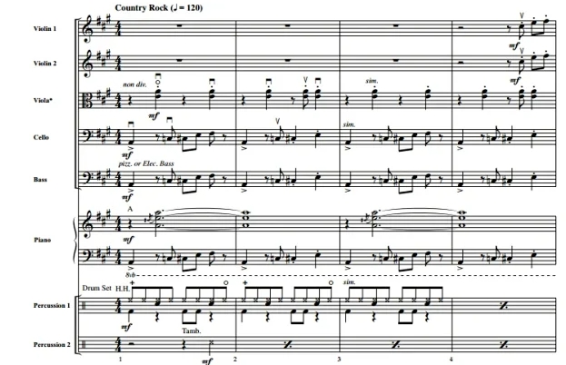 Git'er Done 摩尔版 初级 交响弦乐合奏总谱+分谱 G2 有试听