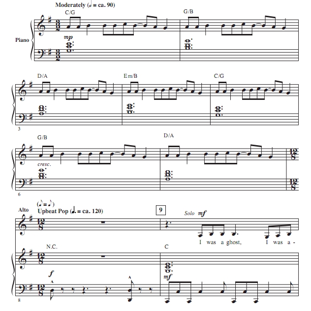 商品为SSA 三声部合唱线谱 K-POP猎魔女团 Golden 爱默生版 童声女声流行合唱谱 有试听