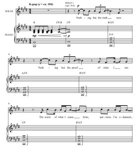 商品为SA 二声部合唱线谱 K-POP猎魔女团 What It Sounds Like 扎诺版 童声女声流行合唱谱 有试听-云音圈