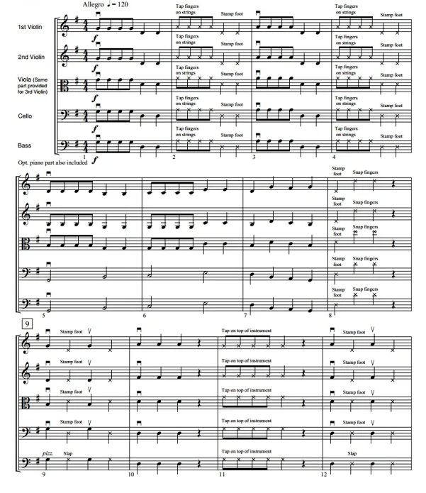 Knick Knock 霍普金斯版 初级 交响弦乐合奏总谱+分谱 1级 有试听