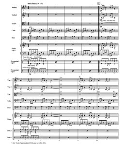 Linus And Lucy 初级 交响弦乐合奏总谱+分谱 2级 有试听-云音圈