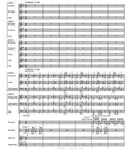 Soul Bossa Nova 文森版 初级 灵活版交响管乐合奏总谱+分谱 G2-3 有试听-云音圈