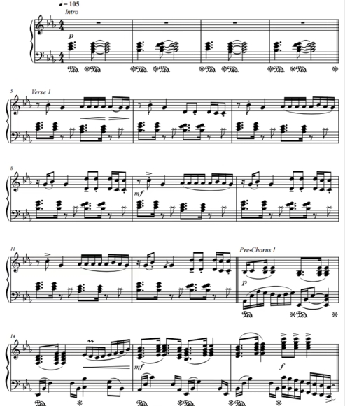 The Greatest Sia 高级版 钢琴独奏 有试听