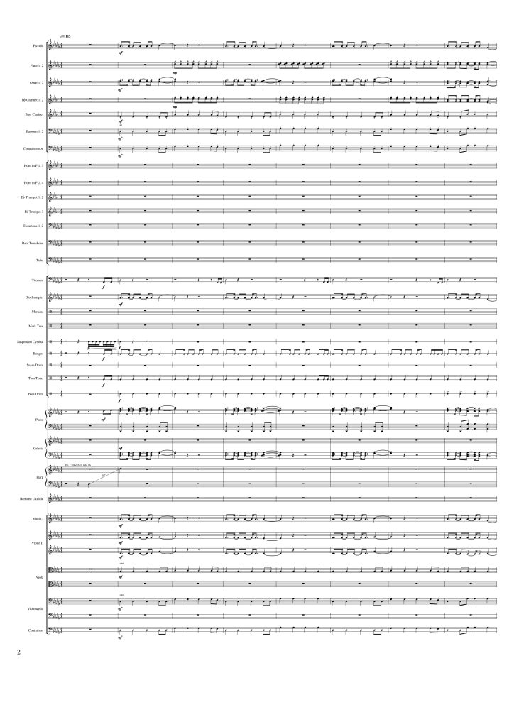 Try Everything  管弦乐总谱+分谱 有试听