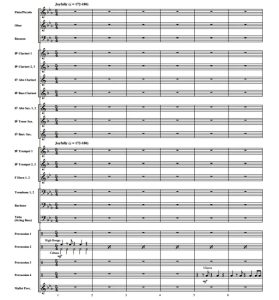 Turn the World Around 布朗版 中级 交响管乐合奏总谱+分谱 3级 有试听-云音圈