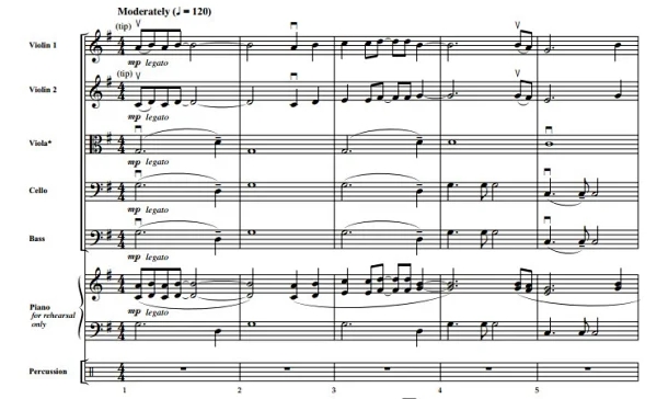 We Are The World 初-中级 交响弦乐合奏总谱+分谱 G2.5 有试听