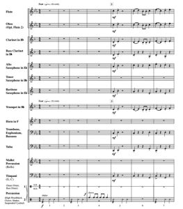 Winter's Knight 特里版 初级 交响管乐合奏总谱+分谱（1级） 有试听-云音圈