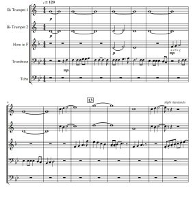 do re mi音乐之声 铜管五重奏总谱+分谱 有试听-云音圈