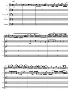 g小调赋格 巴赫 木管五重奏总谱+分谱 有试听-云音圈