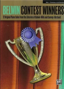 《钢琴比赛冠军作品乐谱集》 共四册 1-5级 初级比赛选曲必备-云音圈