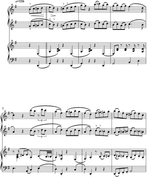 一步之遥 简易版 四手联弹 有试听