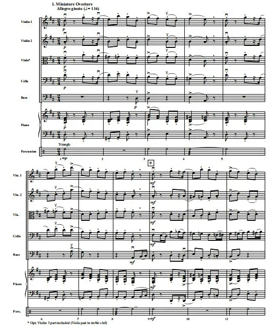 三分钟胡桃夹子 康利版 中级 交响弦乐合奏总谱+分谱 G3.5 有试听