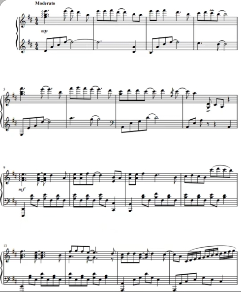 上一个圣诞节 高级版 钢琴独奏 有试听