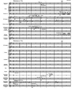 不败雄心 巴马吉斯版 高级 交响管乐合奏总谱+分谱 5级 有试听-云音圈