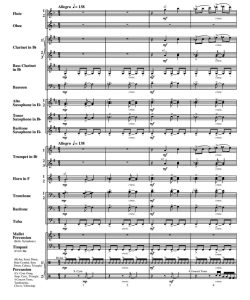 世界之声 中级管乐 交响管乐合奏总谱+分谱 有试听-云音圈