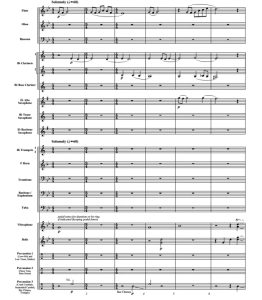 亚利桑那的眼泪 巴马吉斯版 初级 交响管乐合奏总谱+分谱 1.5级 有试听-云音圈