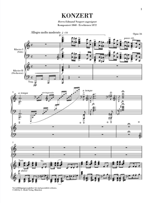 图片[2]-亨乐 格里格a小调钢琴协奏曲 双钢版