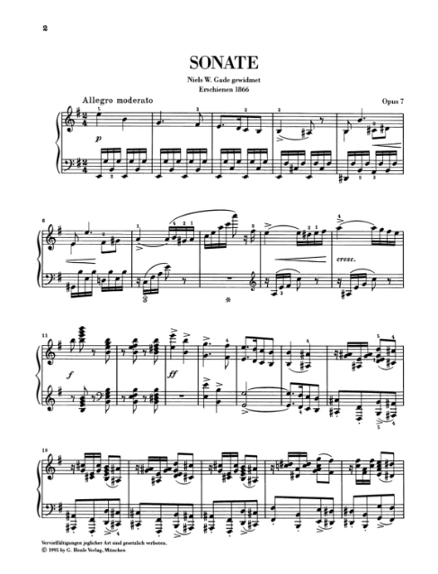 图片[2]-亨乐 格里格e小调钢琴奏鸣曲