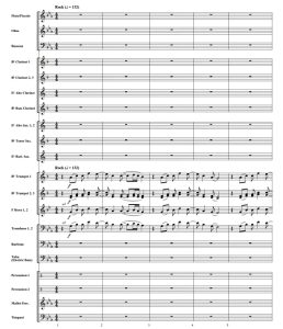 任性的孩子 中级 交响管乐合奏总谱+分谱 有试听-云音圈