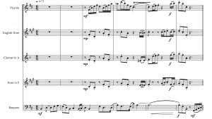 伊甸园 木管五重奏 总谱+分谱 有试听-云音圈