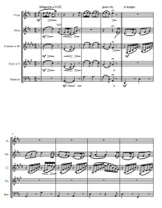 依然在我心深处 木管五重奏总谱+分谱 有试听-云音圈