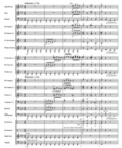 俄罗斯民歌的幻想 中级 交响管乐合奏总谱+分谱 3级 有试听-云音圈