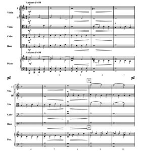 冥想与庆典 初级 交响弦乐合奏总谱+分谱 G2 有试听-云音圈