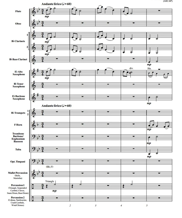 冲突幻象 初级 交响管乐合奏总谱+分谱 1级 有试听