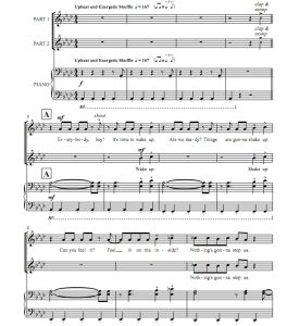 商品为SA 二声部合唱线谱 决战时刻 童声女声合唱线谱 有试听-云音圈