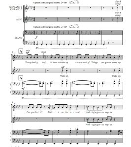 商品为SSA 三声部合唱线谱 决战时刻 童声女声合唱线谱 有试听-云音圈