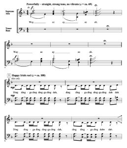 商品为SATB 四声部合唱线谱 凯尔特之舞  科比肖版 阿卡贝拉 无伴奏混声合唱谱 有试听-云音圈