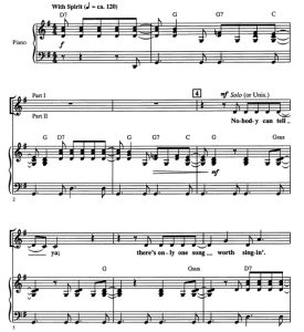 商品为SAB 三声部合唱线谱 创作你的音乐 施奈德版 混声合唱谱 有试听-云音圈