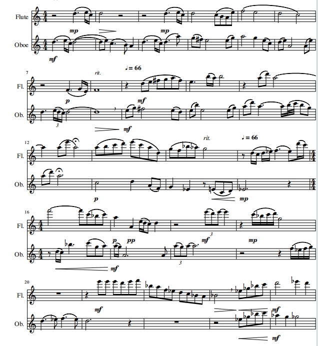 利兹与青鸟 长笛双簧管 总分谱 有试听