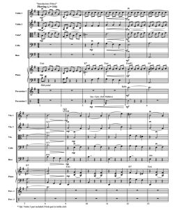 剪刀手爱德华 中级 交响弦乐合奏总谱+分谱 3级 有试听-云音圈