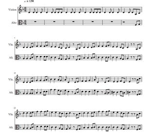 加勒比海盗 小提琴中提琴总分谱 有试听-云音圈