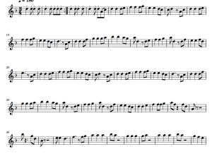 加勒比海盗主题曲 He's a Pirate 长笛谱 有试听-云音圈