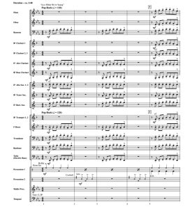 单向乐队在音乐会 初级 交响管乐合奏总谱+分谱 2级 有试听-云音圈